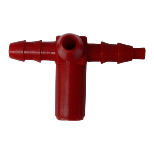 TEE-PLUG RED FEMALE I SIDE PLUG MJM (EA)